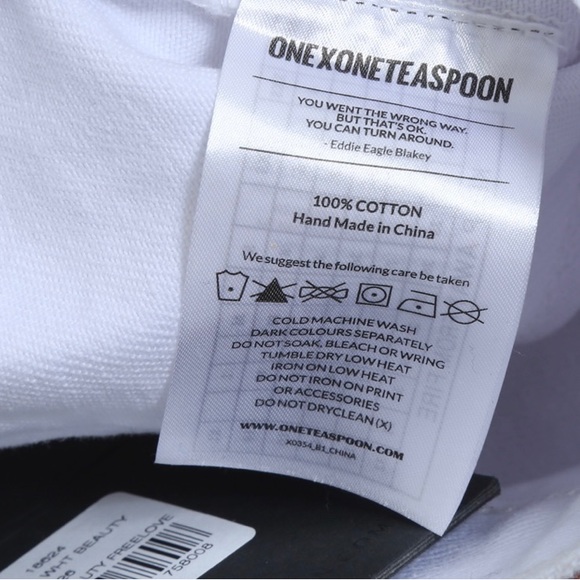 NWT One X One Teaspoon Made for Nasty Gal White Stretch Denim Distressed Skirt - Picture 4 of 6